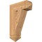 Ekena Millwork Traditional Arts & Crafts Smooth Bracket, Western Red Cedar, 5 1/2"W x 18"D x 26"H BKT06X18X26TRA03SWR - alternate 1